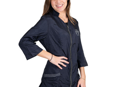 Tikima Aleria Grooming Sweatshirt – Richly Decorated Black Shirt, XL, Comfortable Fit