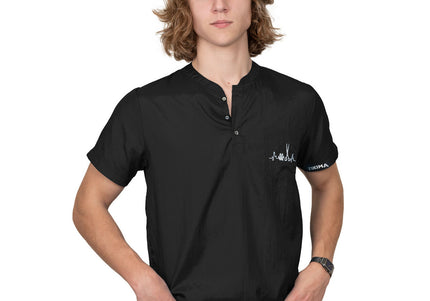 Tikima Figari Grooming Sweatshirt – Black Embroidered, Comfortable L Size