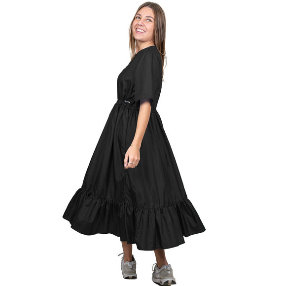 Tikima Lioni Grooming Shirt Black XL – Long Protective Dress, Lightweight Fabric