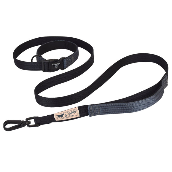 Hamilton Go Boldly Get Out & GO Nylon Leash – Adjustable 120-180cm, 25mm, Brown, Durable Design
