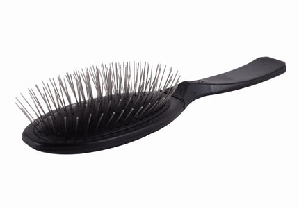 Show Tech Ultra-Pro Pin Brush Large – Medium-Hard Bristles, Ergonomic Grip for Effortless Grooming