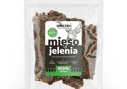 Uniszki Deer Meat Natural Chew – Single-Ingredient Protein Snack, 90g Pack