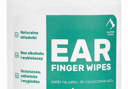 Recovital Ear Finger Wipes – Convenient Cleaning Pads, Gentle Formula, 50 Pack