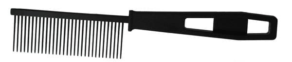 HPP Antistatic Grooming Comb – Fine 1mm Tooth Spacing with Ergonomic Plastic Handle