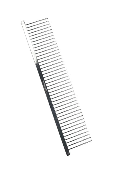 HPP Metal Grooming Comb – Wide Tooth Spacing, 18.6cm Length, Durable Design