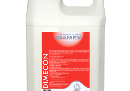 Diamex Dimecon Insect Repellent Shampoo – Gentle Cleansing Formula, 5L Salon Size