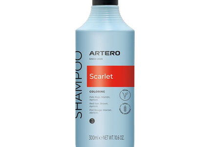 Artero Scarlet Coloring Shampoo – Enhances Red, Brown, Apricot Coats, 300ml Bottle
