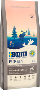 Bozita Purely Puppy & Junior Large Elk Dry Food – Grain-Free Formula with Elk Protein, 11kg