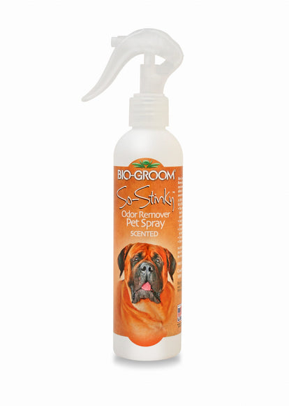 Bio-Groom So-Stinky Odor Remover Spray – Scented Deodorizing Formula, 236ml Bottle