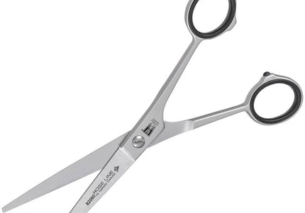 Witte Rose Line 6" Straight Grooming Scissors – Micro-Bevel Edge, Precision Cutting
