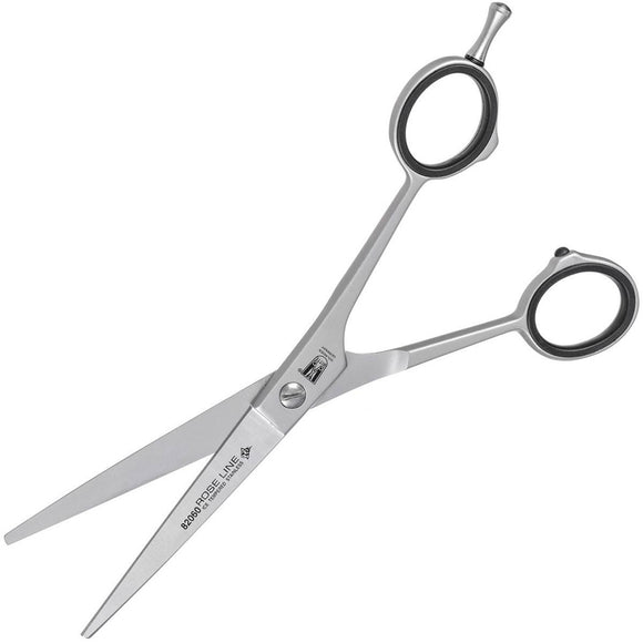 Witte Rose Line 6" Straight Grooming Scissors – Micro-Bevel Edge, Precision Cutting