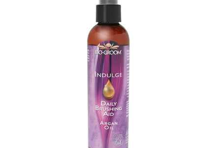 Bio-Groom Indulge Daily Brushing Aid – Argan Oil Spray Conditioner, 236ml, Detangles and Nourishes