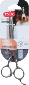 Zolux Dog Salon Thinning Scissors – Single-Sided, 16.8 cm, Precision Grooming Tool