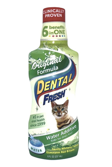SynergyLabs Dental Fresh Oral Hygiene Liquid – Special Cat Formula, 237ml Bottle