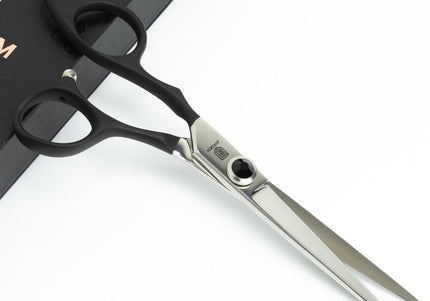 Jargem 6-Inch Straight Grooming Scissors – Left-Handed Precision, Ergonomic Design