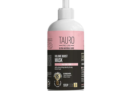 Tauro Pro Line Ultra Natural Care Volume Boost Mask – Volumizing Conditioner, 1L, Lightweight Formula