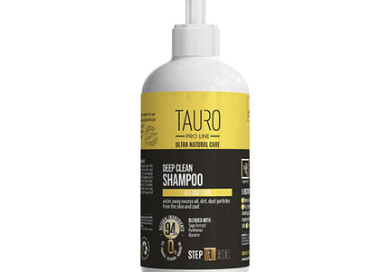 Tauro Pro Line Ultra Natural Care Deep Clean Shampoo – Intensive Cleansing Formula, 1L