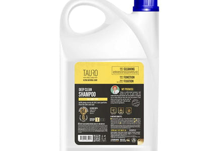 Tauro Pro Line Ultra Natural Care Deep Clean Shampoo – Intensive Cleansing Formula, 3.78L