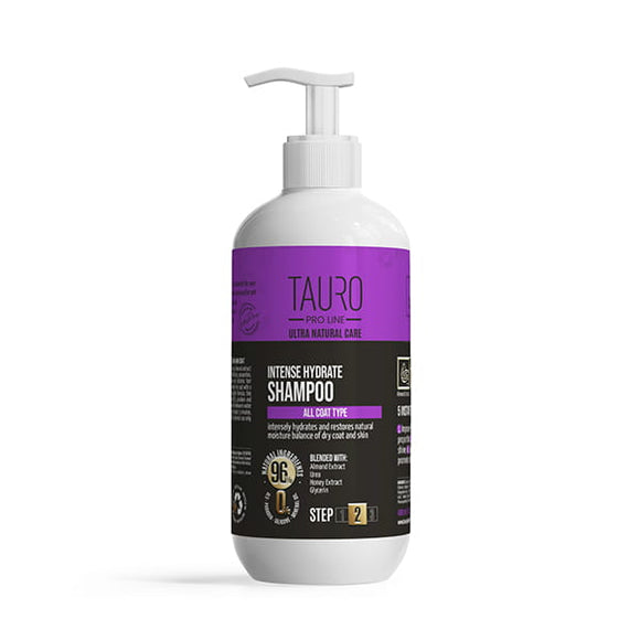 Tauro Pro Line Ultra Natural Care Intense Hydrate Shampoo – Moisturizing Formula, 1L Bottle