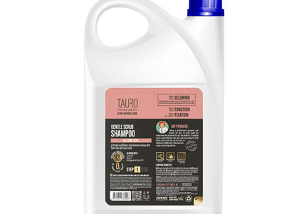 Tauro Pro Line Ultra Natural Care Gentle Scrub Shampoo – Deeply Cleansing Exfoliating Formula, 3.78L