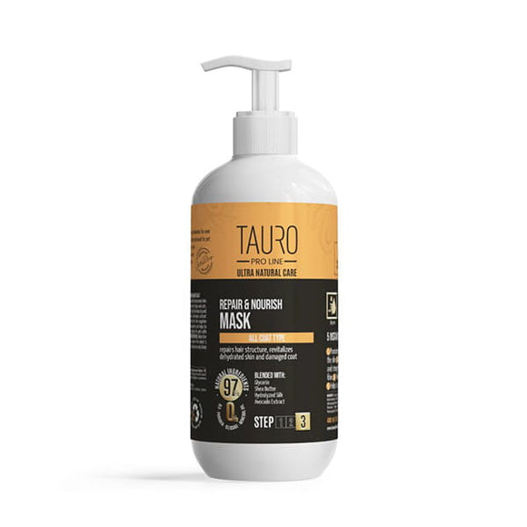 Tauro Pro Line Ultra Natural Care Repair & Nourish Mask – Rebuilding Formula, 1L