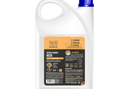 Tauro Pro Line Ultra Natural Care Repair & Nourish Mask – Rebuilding Formula, 3.78L, Intensive Conditioning