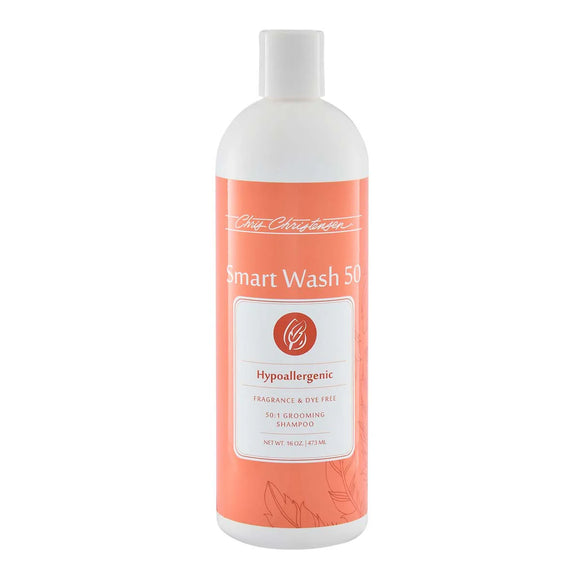 Chris Christensen Smart Wash 50 Hypoallergenic Blend Shampoo – Highly Concentrated, 473ml