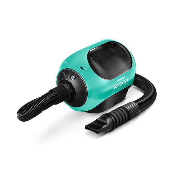 Artero Rocket 1M Dryer and Blaster – Ionizing Table Dryer, Turquoise, 1800W, 100 L/s Airflow