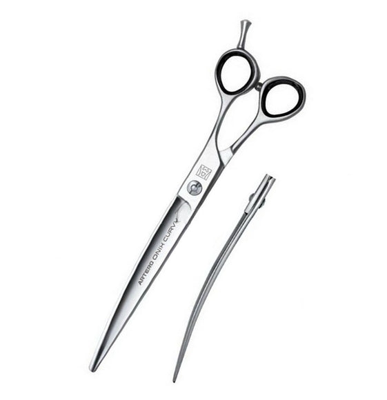 Artero Onix Curved Scissors 8 Inch – Sharp Japanese Steel, Precision Grooming Tool