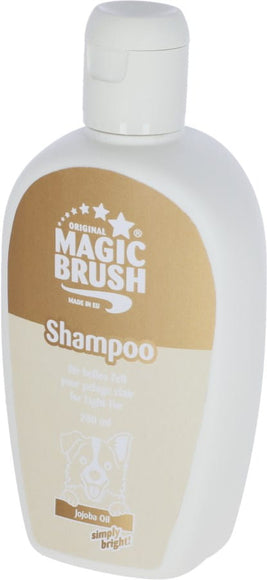 Magic Brush Light Fur Dog Shampoo – Gentle Cleansing Formula, 200ml Bottle