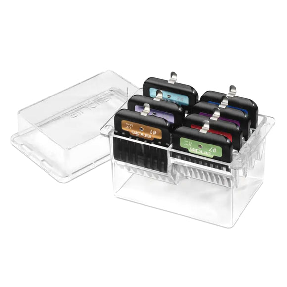 Andis 7-Piece Detachable Blade Attachment Comb Set – Durable Clipper Guides, Assorted Sizes