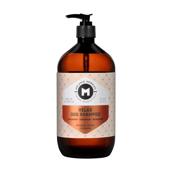 Melanie Newman Relax Dog Shampoo – Gentle Formula for Sensitive Skin and Curly Coats, 1L