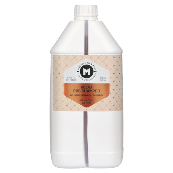 Melanie Newman Relax Dog Shampoo – Gentle Sensitive Skin Formula, 5L Bottle with Pump