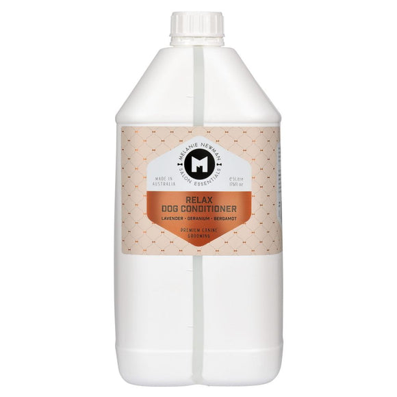 Melanie Newman Relax Dog Conditioner – Gentle Sensitive Skin Formula, 5L with Pump