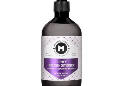 Melanie Newman Purify Dog Conditioner – Activated Carbon Cleansing Formula, 500ml Bottle