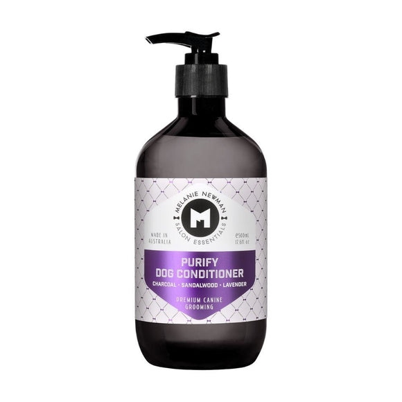 Melanie Newman Purify Dog Conditioner – Activated Carbon Cleansing Formula, 500ml Bottle