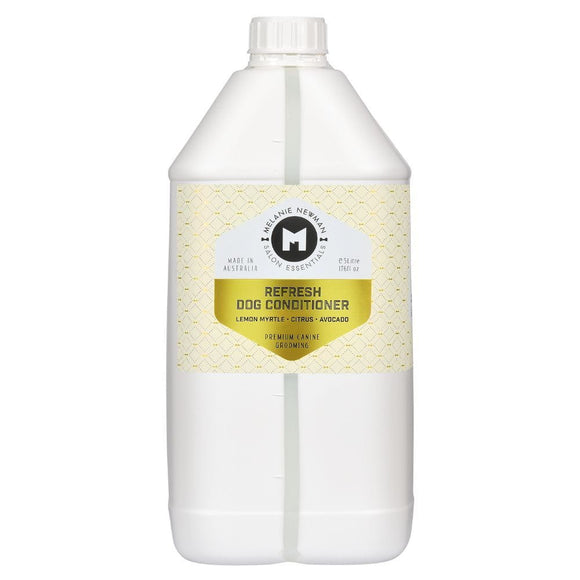 Melanie Newman Refresh Dog Conditioner – Deeply Moisturizing Nourishing Formula, 5L with Pump