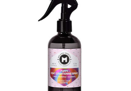 Melanie Newman Puppy Coat Conditioning Spray – Gentle Detangling and Nourishing Formula, 250ml