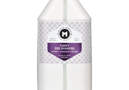 Melanie Newman Purify Dog Shampoo – Activated Carbon Cleansing Formula, 5L with Pump
