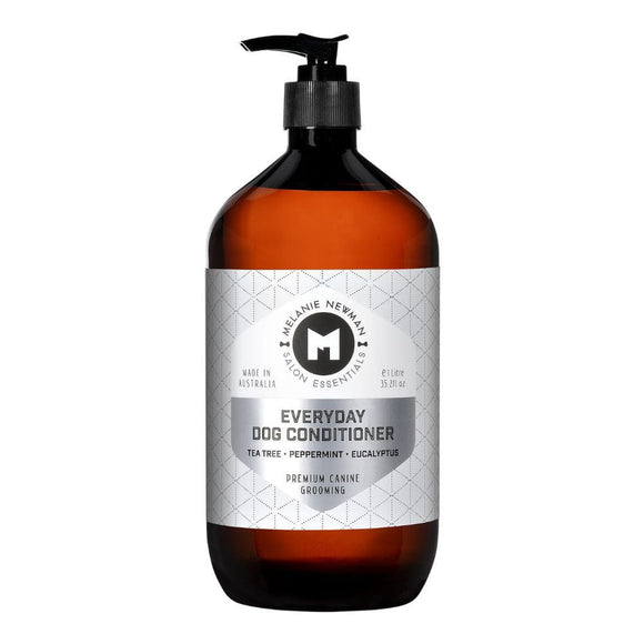 Melanie Newman Everyday Dog Conditioner – Moisturizing Daily Formula, 1L, Nourishes and Softens Coat