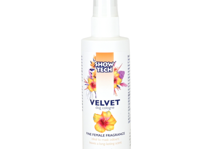 Show Tech Velvet Dog Cologne – Sweet Floral Perfume with Rose and Spicy Notes, 100ml