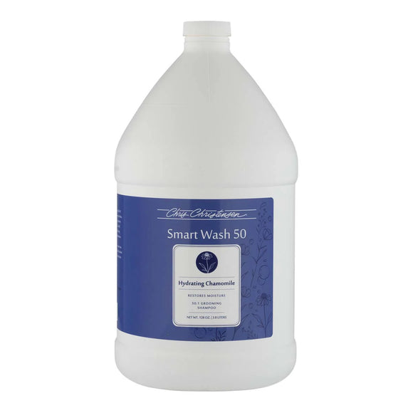 Chris Christensen Smart Wash 50 Chamomile Shampoo – Highly Concentrated Moisturizing Formula, 3.8L