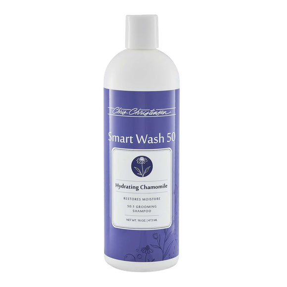 Chris Christensen Smart Wash 50 Hydrating Chamomile Shampoo – Highly Concentrated Moisturizing Formula, 473ml