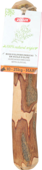 Zolux Olive Wood Dog Chew – Medium, Long-Lasting Natural Treat