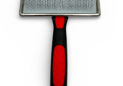 Soft Poodle Brush – Medium Size with Secured Pins, Gentle Detangling and Comfort