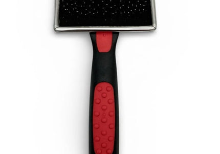 Hard Poodle Slicker Brush – Small Size, 13mm Stainless Steel Needles, Durable Design