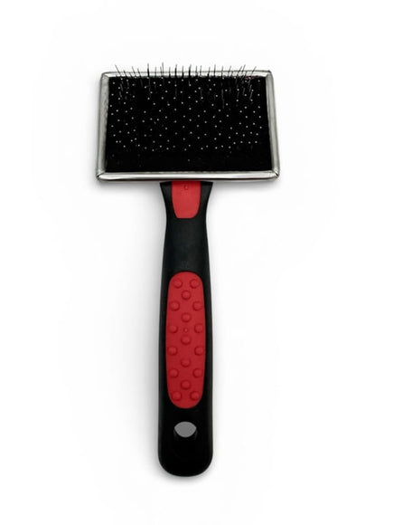 Hard Poodle Slicker Brush – Small Size, 13mm Stainless Steel Needles, Durable Design