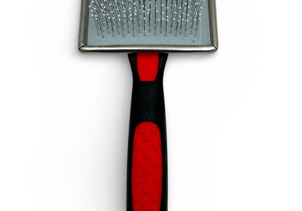Soft Poodle Brush – Gentle Bristles with Secured Pins, Small Size for Sensitive Coats