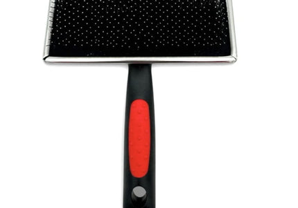 Hard Poodle Slicker Brush – Large Size, 14mm Needles, Durable Detangling Design