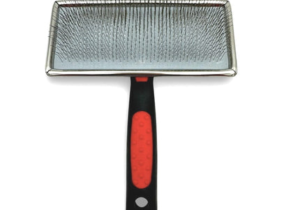 Soft Poodle Brush – Large Size with 14mm Gentle Needles, Ergonomic Grip